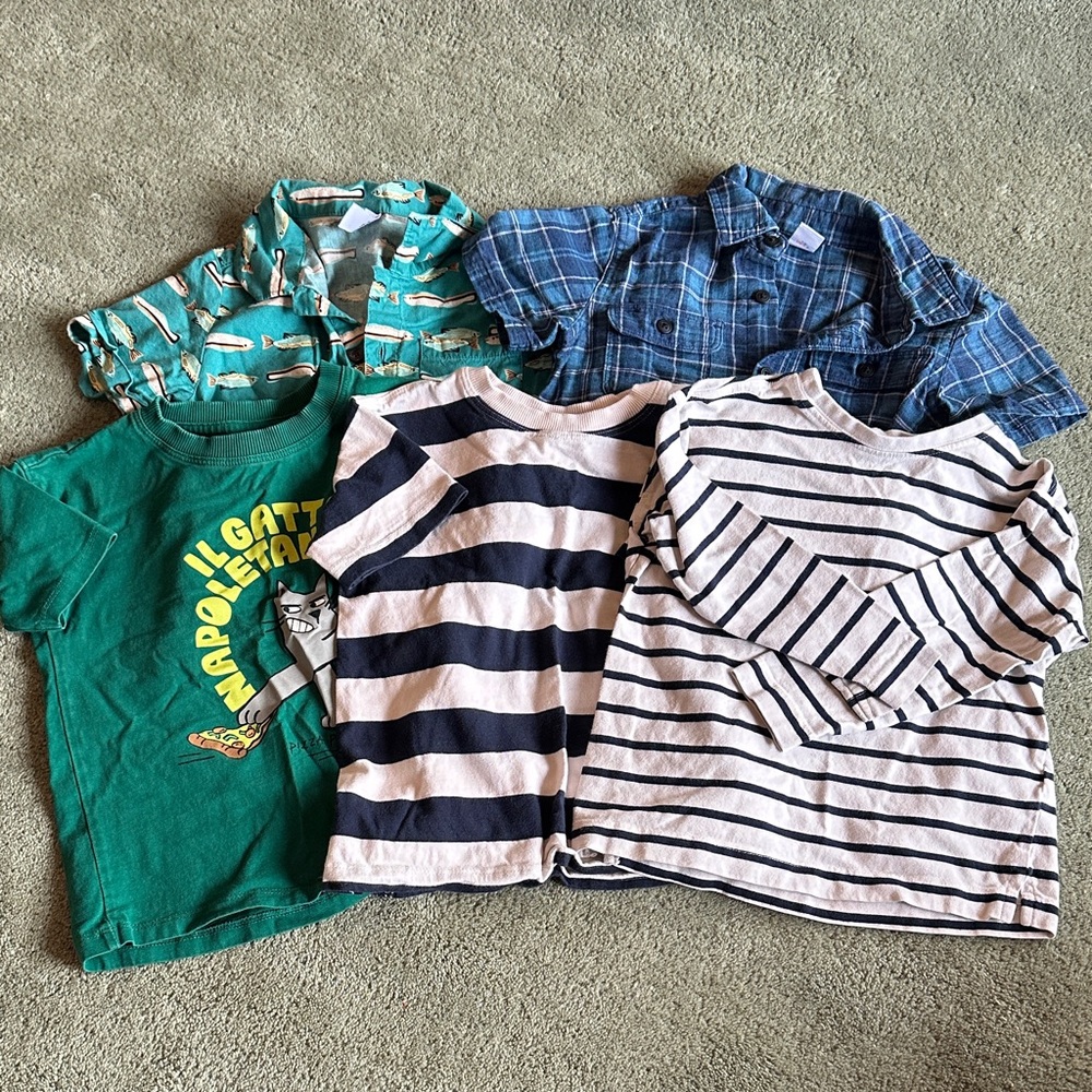 ZARA and Old Navy 3/4T Kids Shirt Bundle